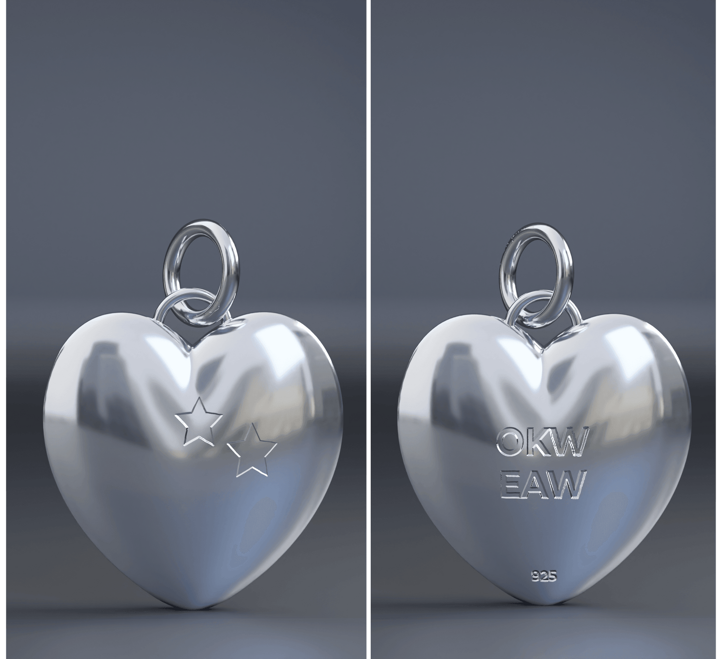 Honouring loss - Heartfelt Silver 925 Pendant - Remembryo