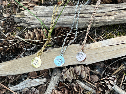 Inspired by Nature - Stainless Steel Pendant Necklace