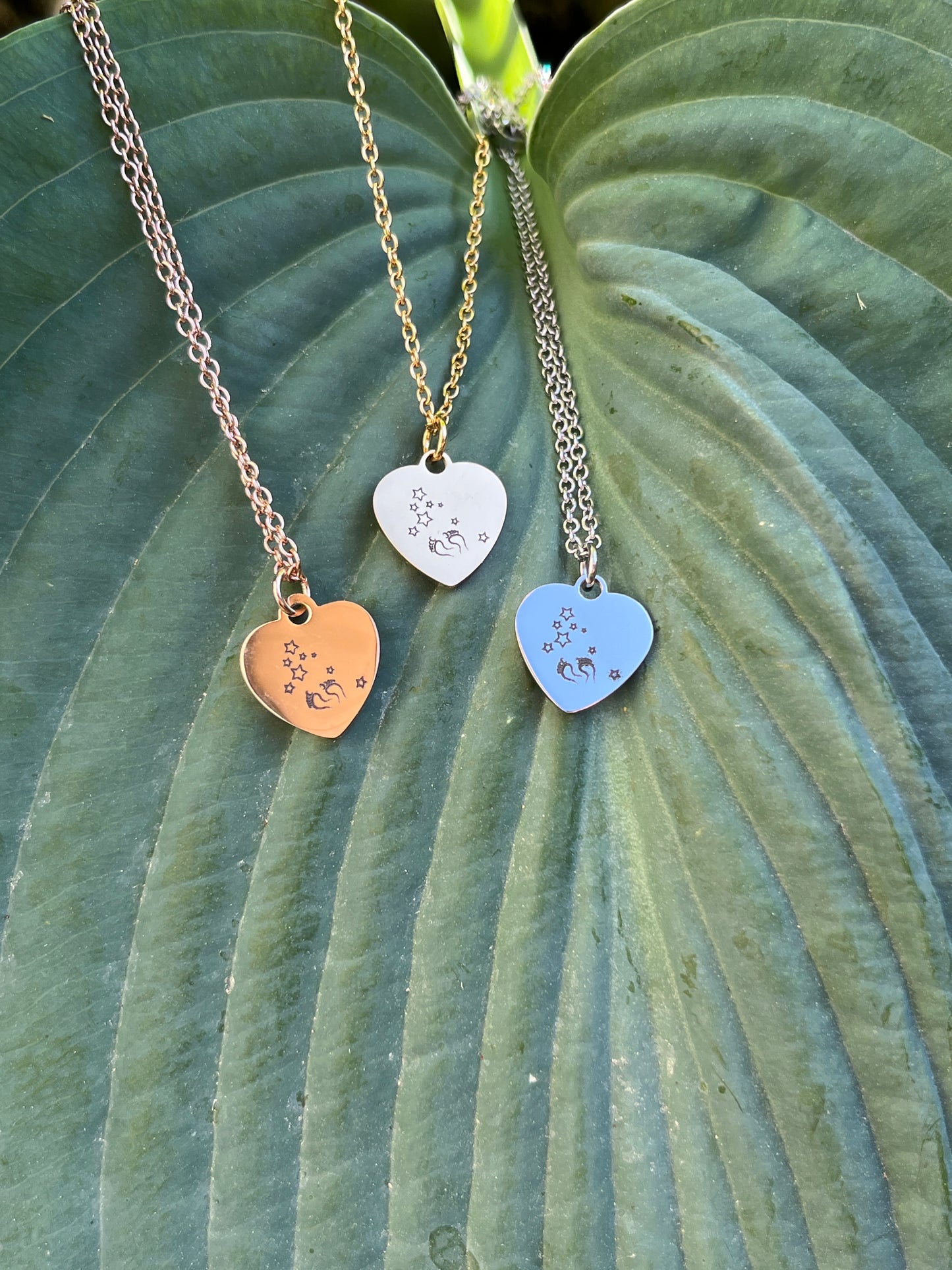 Inspired by Nature - Stainless Steel Pendant Necklace