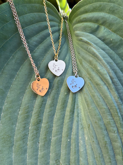 Inspired by Nature - Stainless Steel Pendant Necklace